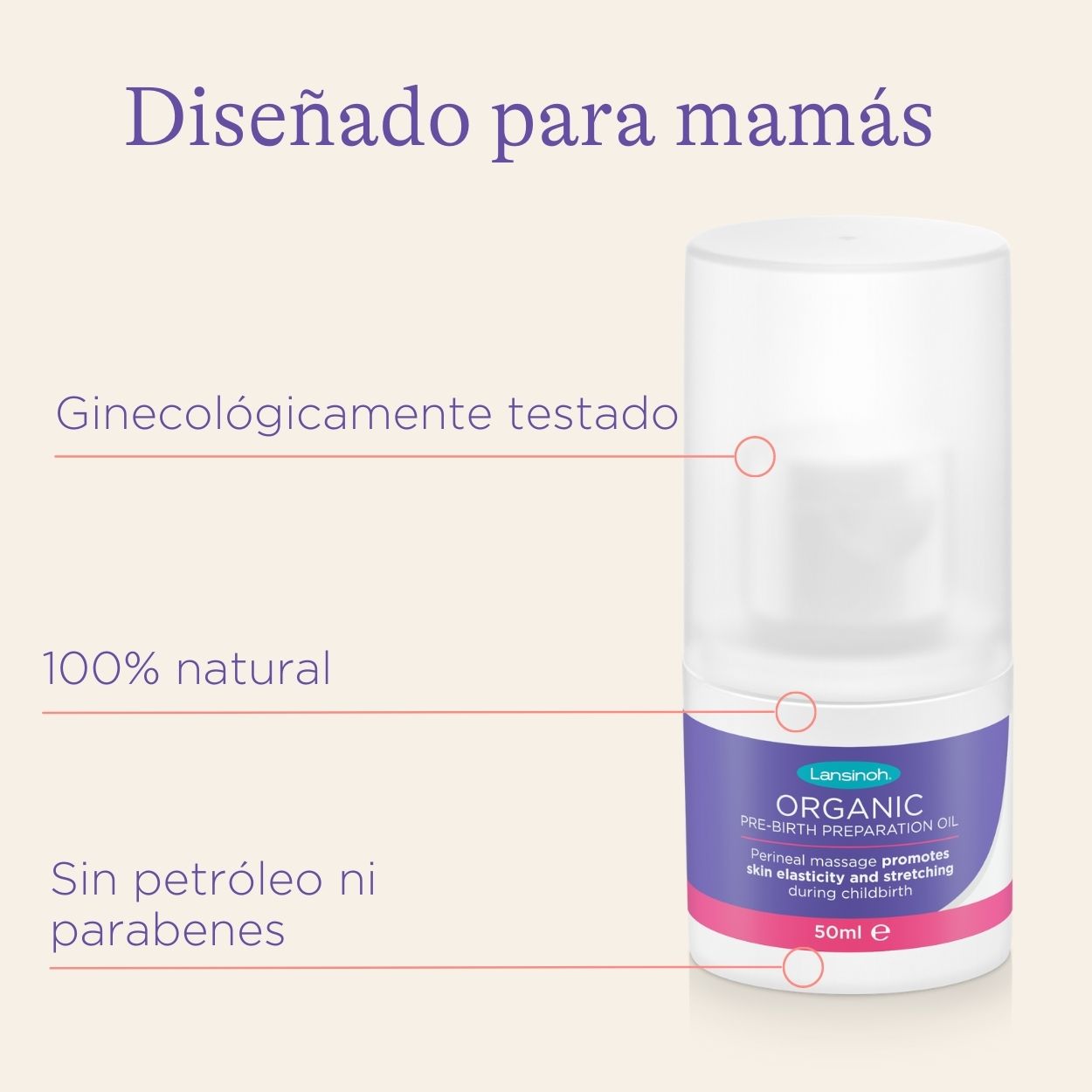 Aceite Orgánico para Preparación Preparto