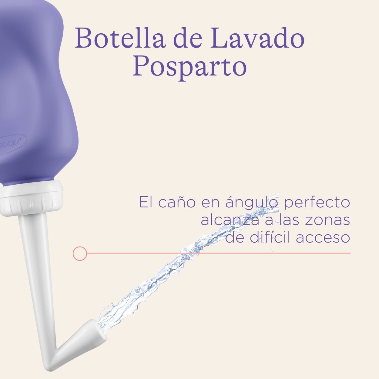 Botella de lavado perineal posparto