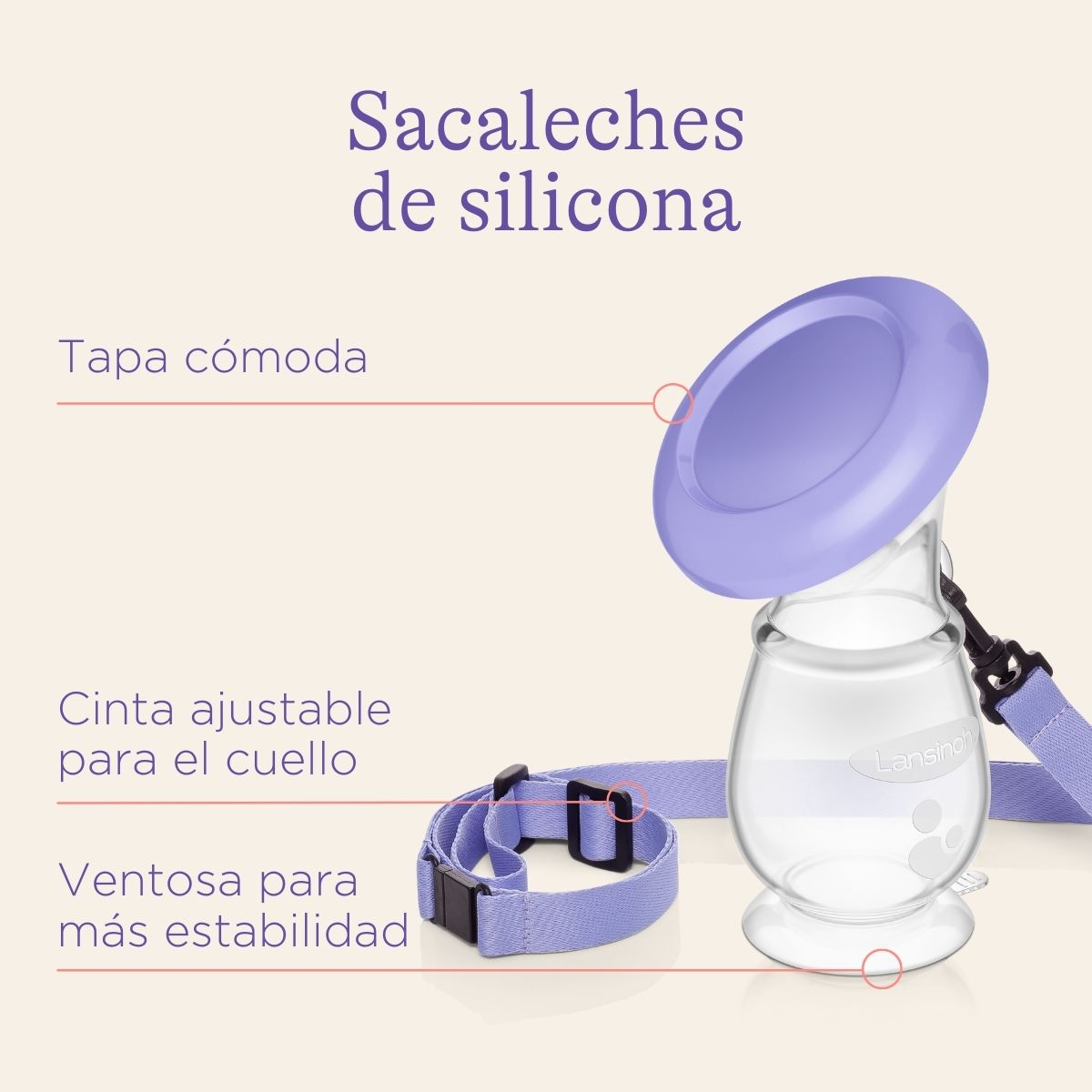 Sacaleches de silicona o Colector de Leche Materna