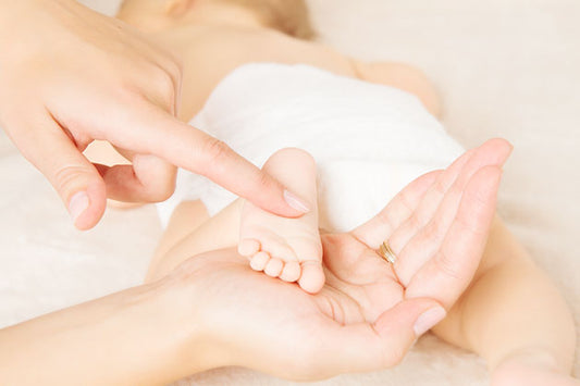 Ventajas del masaje del bebé
