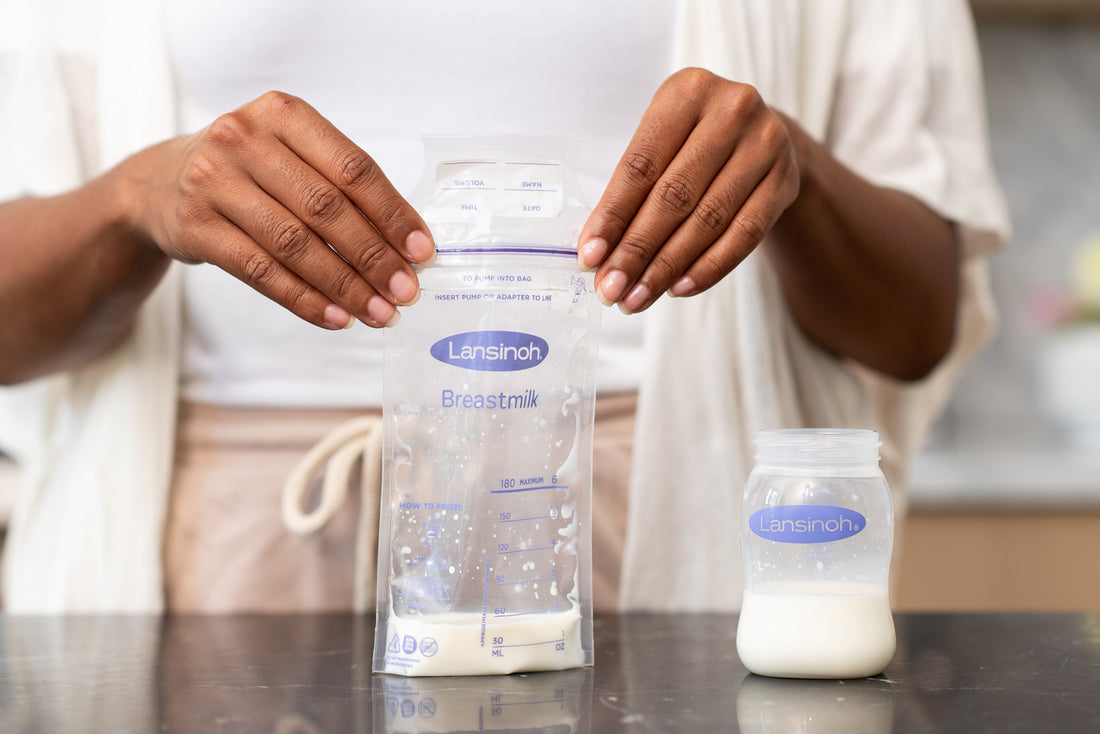 Lansinoh - 4 unidades de botellas de almacenamiento de leche materna
